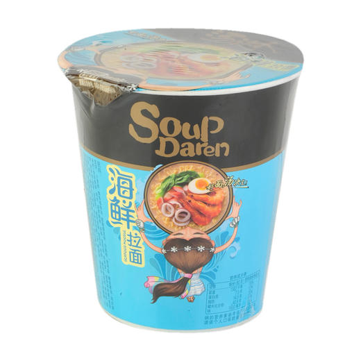 统一 汤达人 海鲜拉面80g/杯 商品图0