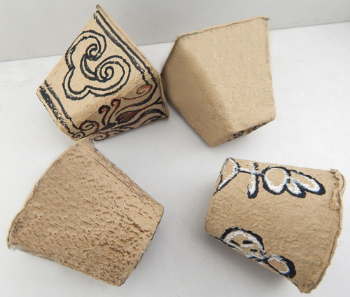 纸浆花盆白胚纸浆模型 cl-mg-xb (上海仓库)