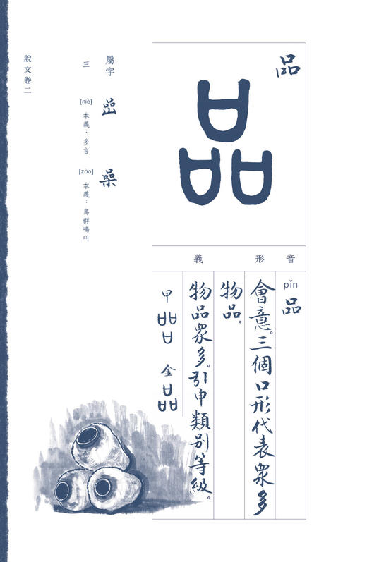 【坐观特供】万有汉字：《说文解字》部首解读[何大齐 著] 商品图2