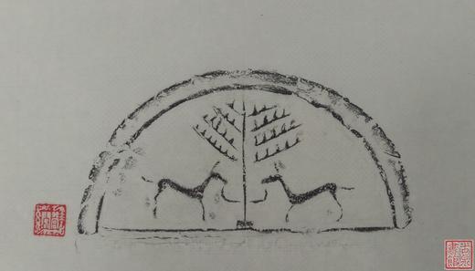 【名家原拓】精美瓦当拓片 商品图0