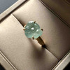高冰种翡翠莲蓬戒指18k黄金镶嵌 商品缩略图2