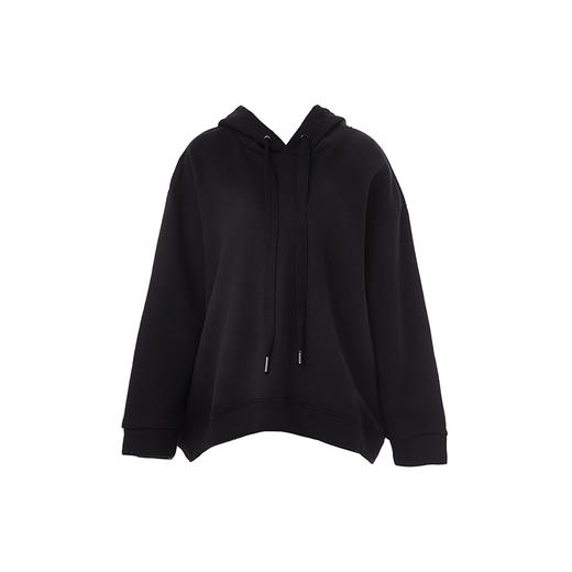 预售1月6日发货黑色oversized连帽卫衣fz0263