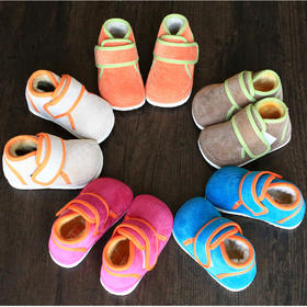 内联升童鞋千贴胶灯心绒棉鞋5360C