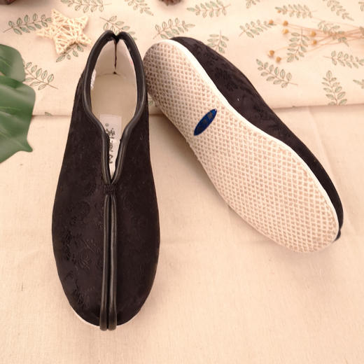 内联升男鞋冬季棉鞋手工千层底工艺织锦骆驼安棉8321A 商品图0