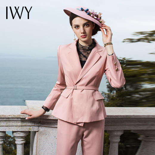 IWY/粉色西服西裤套装CP440 商品图1