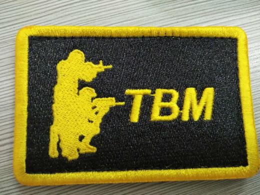 教官police徽章魔术贴