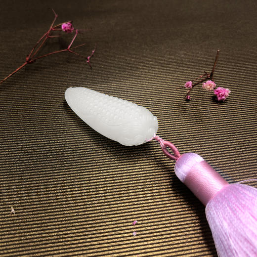 和田玉（羊脂玉）挂件-玉米 商品图2