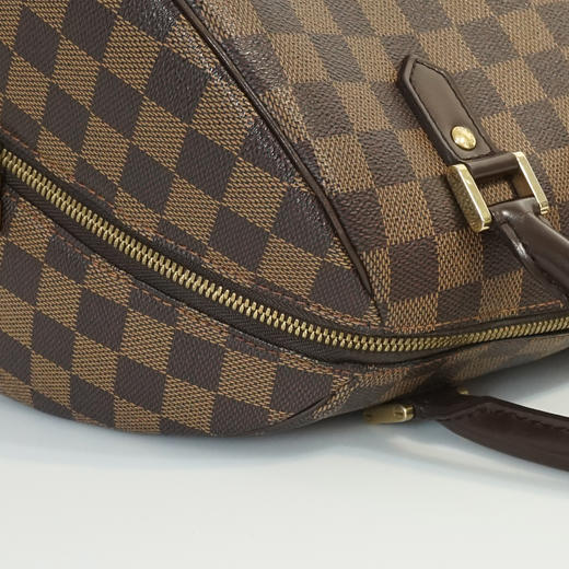 lv棋盘格手提包