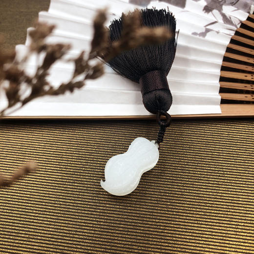 和田玉（羊脂玉）挂件-花生 商品图1