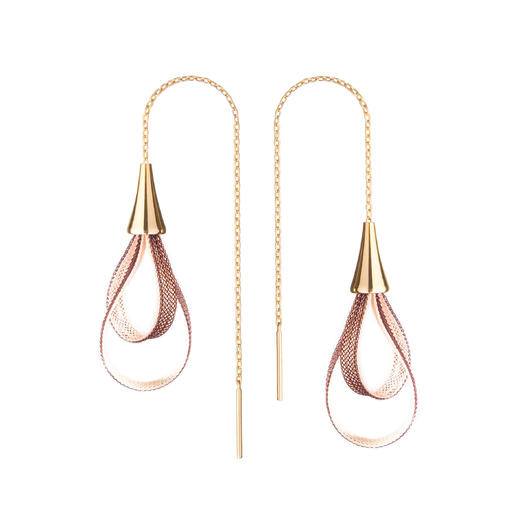 北京仓｜Vlum-Gouttes-摩卡棕 耳线［法国设计师］ 商品图1