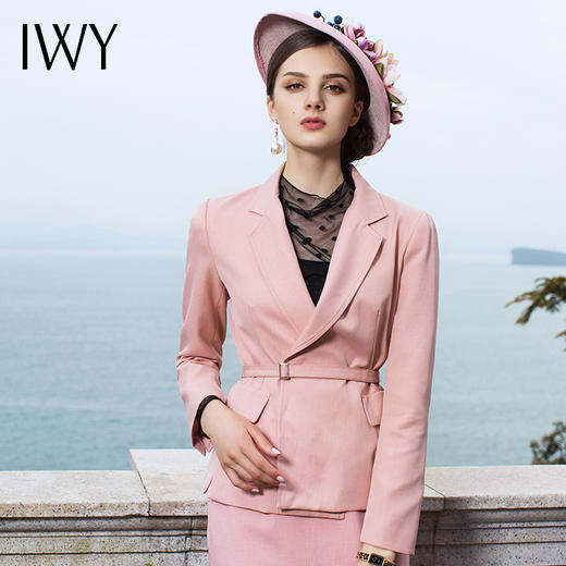 IWY/粉色西服西裤套装CP440 商品图4