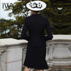 IWY/黑色西服套裙女名媛小香风职业装两件套时尚气质白领ol修身工作服cs246 商品缩略图4