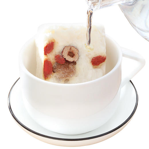 小磨逗红枣枸杞即食冻干银耳羹15g*7包  低卡代餐一包仅60卡 商品图2