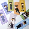 木木花喵警司手绘个性书签“警服演变史” 商品缩略图0