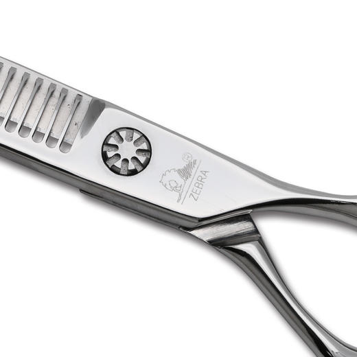 ZEBRA斑马 B603026 剪刀 牙剪/调量剪/无痕牙剪/打薄剪/去发量10-15%/平齿/ 30根齿/正刃/6寸 商品图3