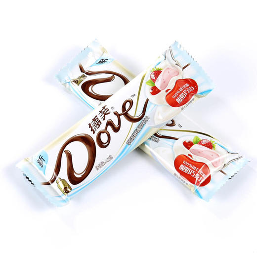 德芙dove草莓蔓越莓酸奶味巧克力42g12支
