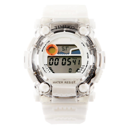 时尚透明多功能户外运动学生电子表