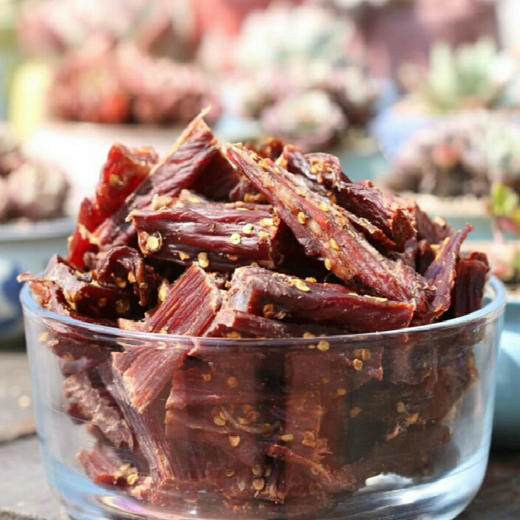 香格里拉高原牦牛风吹干巴陆运包邮500g装