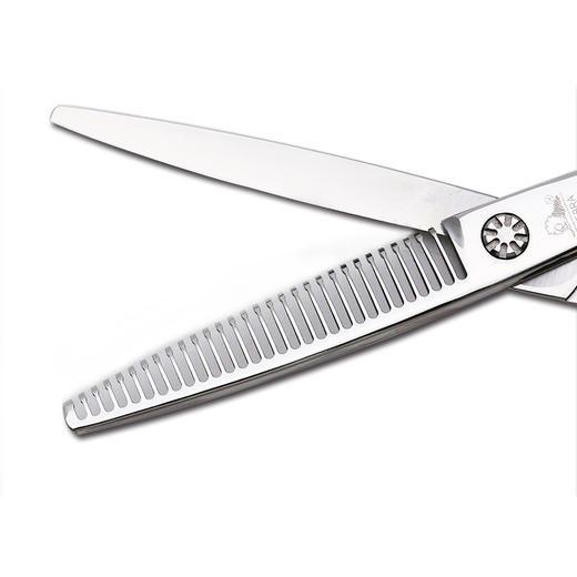 ZEBRA斑马 B603026 剪刀 牙剪/调量剪/无痕牙剪/打薄剪/去发量10-15%/平齿/ 30根齿/正刃/6寸 商品图2