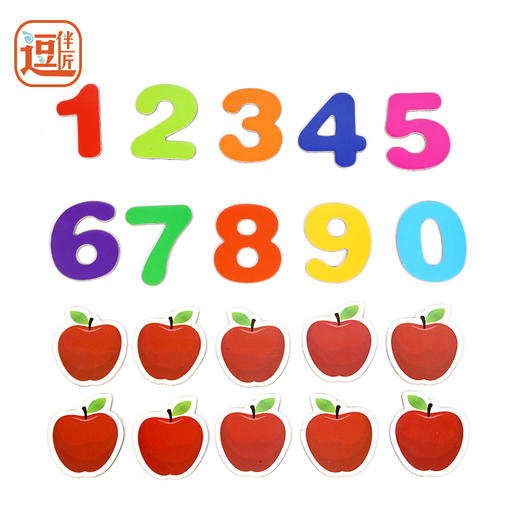 做好宝宝的艺术启蒙逗伴匠儿童磁力涂鸦墙膜3套磁贴包大小写字母数字