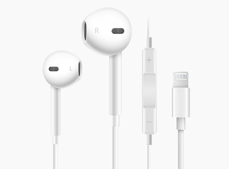 苹果原装耳机 lightning接头earpods