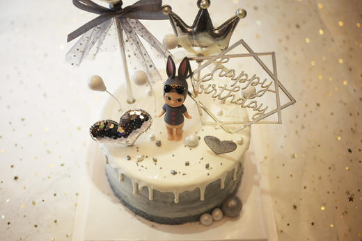 女孩款 天使宝宝 灰色小兔子 气球 商品图1