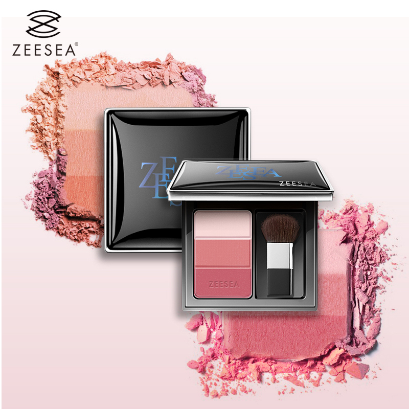 [三色腮红] 【2件5折 | 满3件送水桶包】ZEESEA滋色三色修颜腮红盘