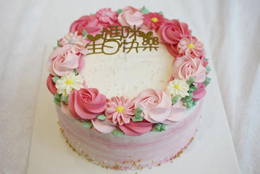 女士款 花环 粉色系 韩式裱花 商品图0