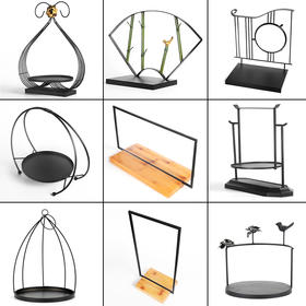 高B格明档摆台意境餐具  全系列品种 出品大咖的不二选择铁艺盛器 整件批发价