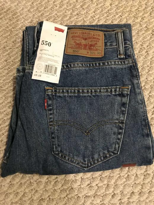 LA现货  仅4条 Levis 550李维斯品牌男士牛仔裤 商品图3