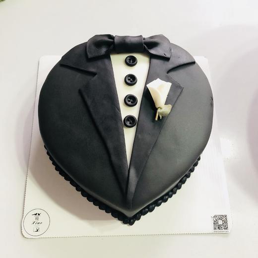 西装生日蛋糕翻糖蛋糕广州同城