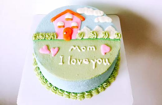 【房子】生日蛋糕 卡通画画蛋糕 广州同城