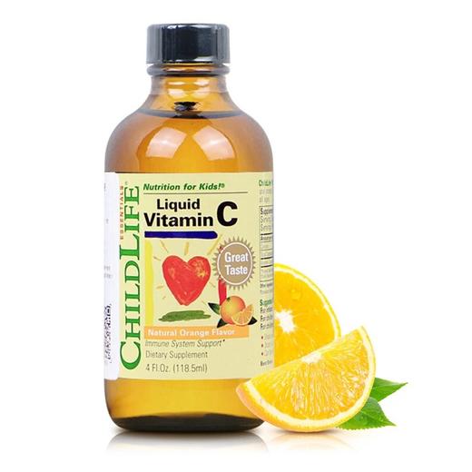 折损清仓childlife童年时光婴幼儿维生素c补充液1185ml桔子味vc