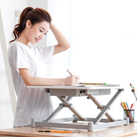 乐班电动电脑升降台 商品图2