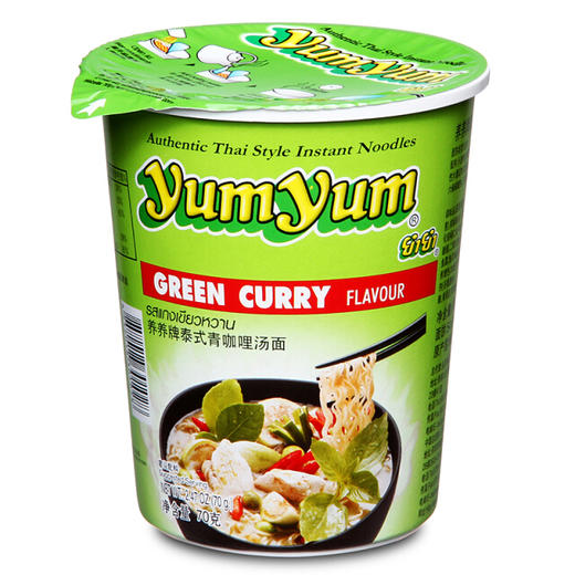 养养牌泰式青咖喱味汤面70g （杯装） 商品图0