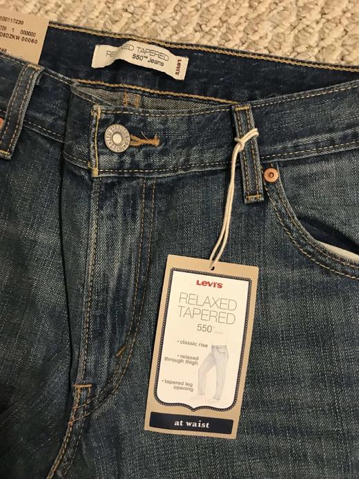 LA现货  仅4条 Levis 550李维斯品牌男士牛仔裤 商品图1