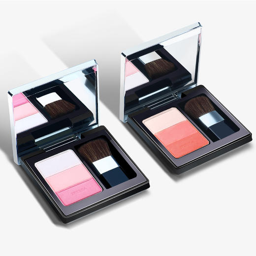 [三色腮红] 【2件5折 | 满3件送水桶包】ZEESEA滋色三色修颜腮红盘 商品图3