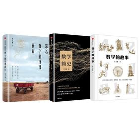 蔡天新作品集（套装3册）数学的故事+数学简史+带着数字和玫瑰旅行 中信正版图书