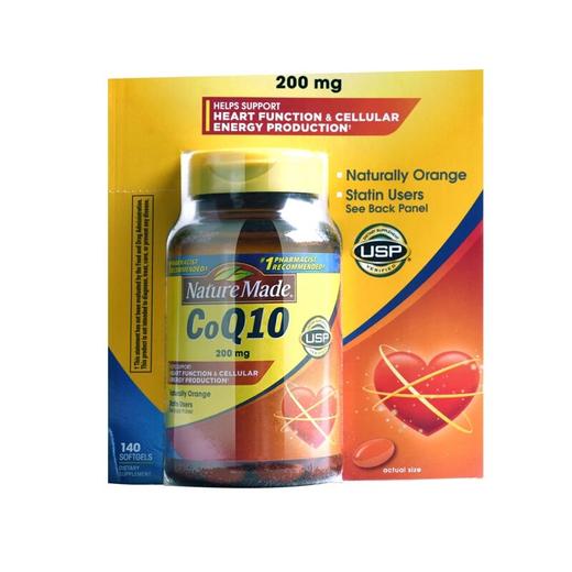 Nature Made CoQ10 Coenzyme 辅酶 200mg*140粒包邮包税美国代购，无中文标签，介意慎拍 商品图2