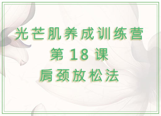 第18课  肩颈舒缓法 商品图0