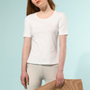 【特价清仓】女士经典款60支船领T恤 商品缩略图1