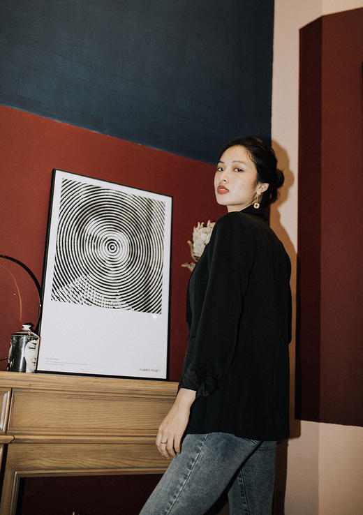 AtelierMissLu / Astrid 黑色系带西装 商品图4