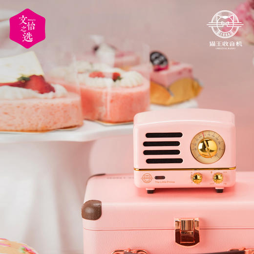 【文怡之选】猫王小王子OTR复古蓝牙音箱/FM收音机/原木音响/可连电脑 商品图9