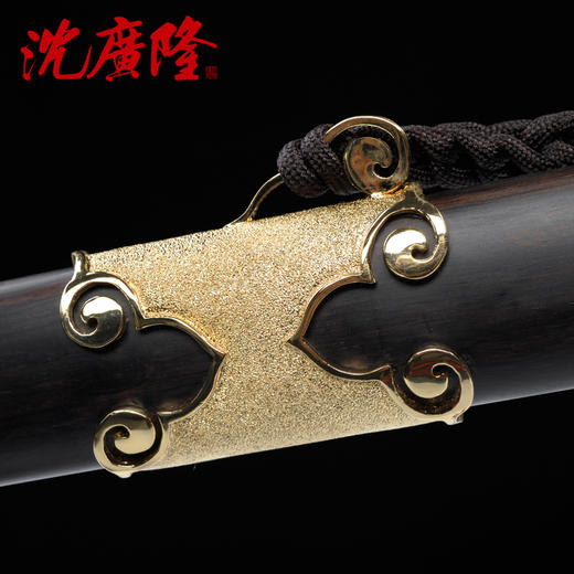 天福剑 中国工艺美术大师沈新培 龙泉沈广隆剑铺宝剑 未开刃 商品图2