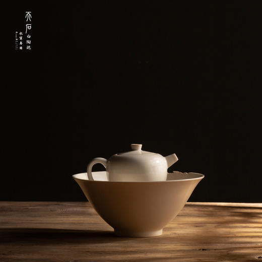 问鼎天石陶泥草木灰釉穹览壶承 商品图3