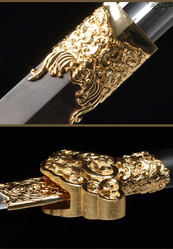 中国工艺美术大师沈新培乾坤剑沈广隆剑铺龙泉沈广隆宝剑未开刃sgl