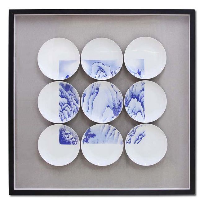 【特色|手作】抽象瓷盘画