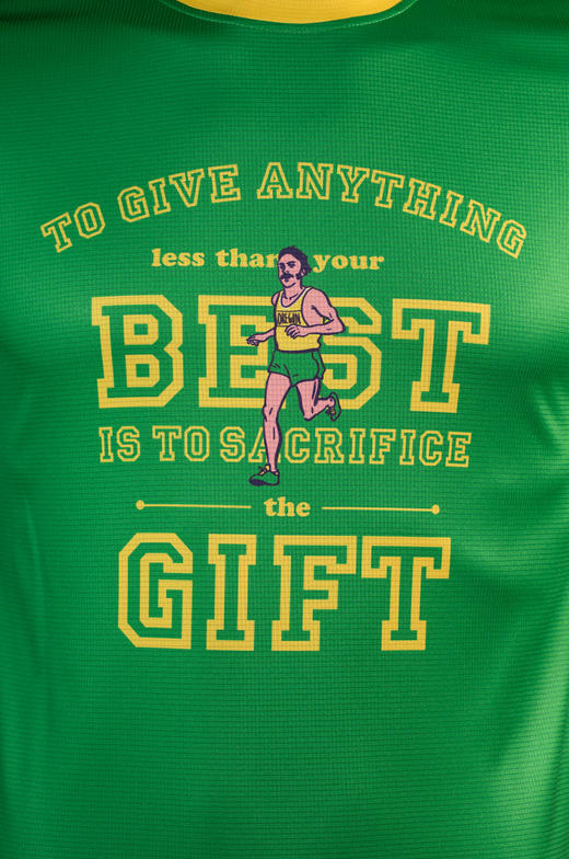 严素跑步TEE,天赋,男/女款 特价不退换,轻量 短袖T恤 速干快干 ,致敬,普利方丹,PRE，严素态度 商品图5