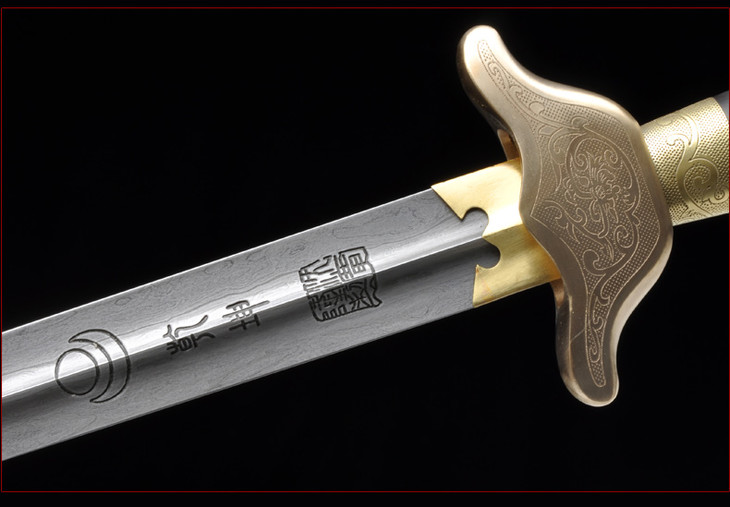 手工乾隆太极剑太极大师专用太极剑沈广隆剑铺龙泉沈广隆宝剑sgl8016