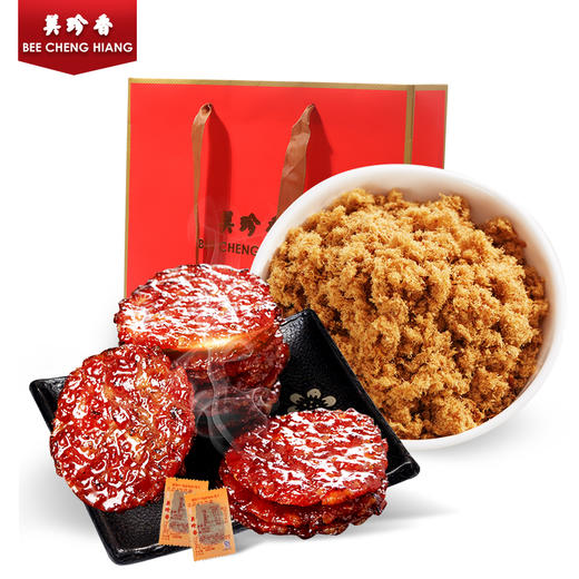 美珍香迷你金钱烧烤猪肉200g+香酥猪肉松200g肉类美食组合更优惠 商品图3